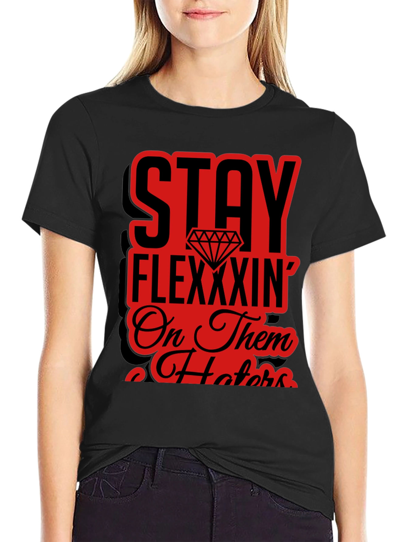 Stay Flexxin T-Shirt - Black