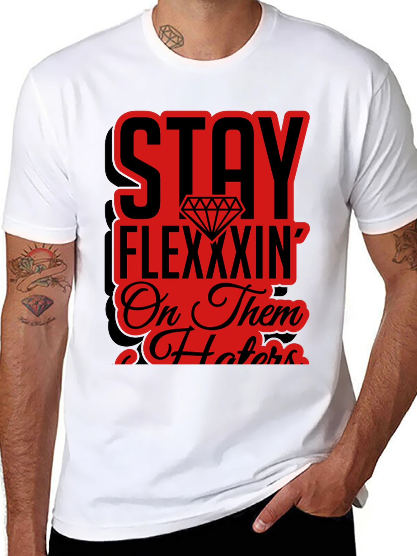 Stay Flexxin T-Shirt - Black