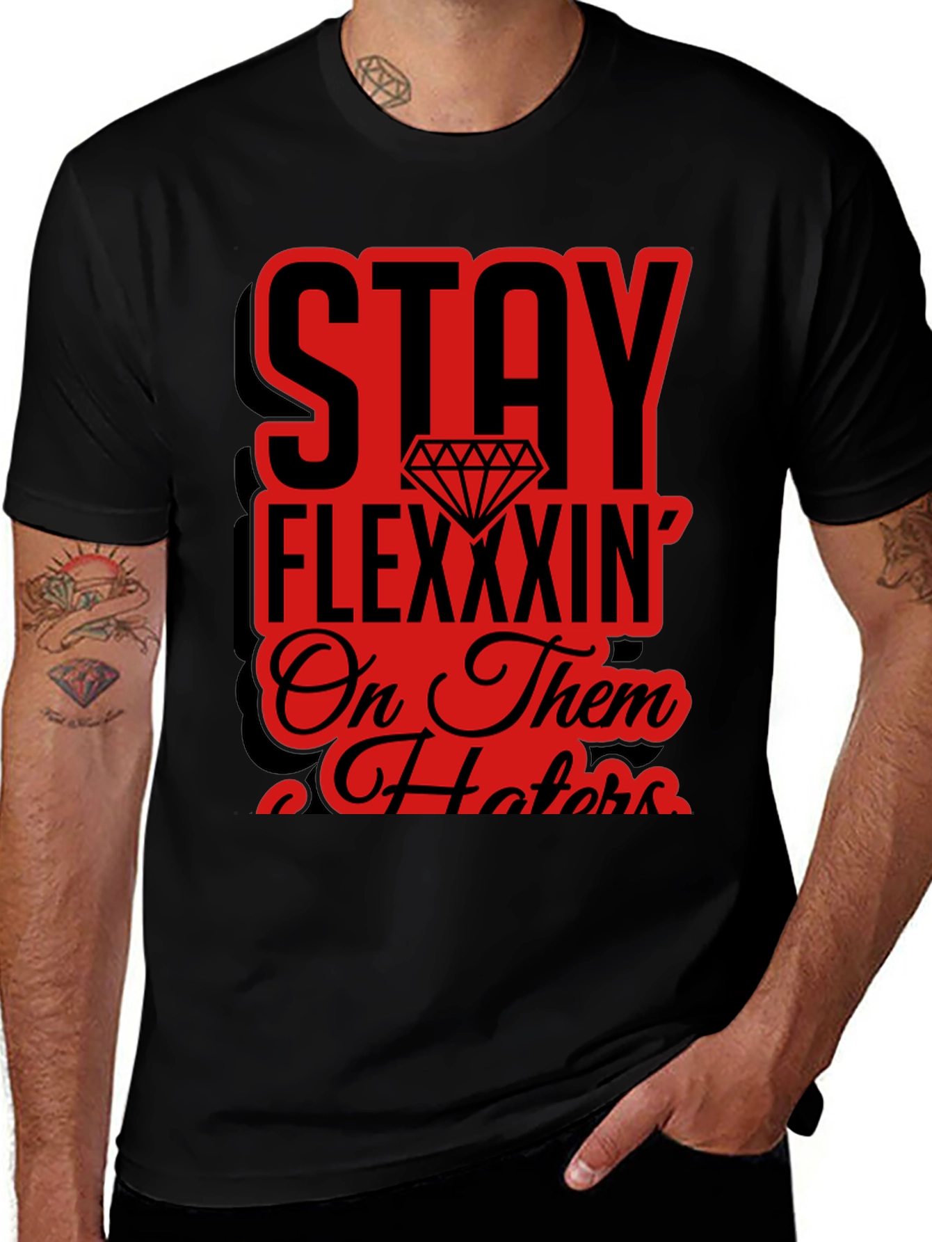 Stay Flexxin T-Shirt - Black