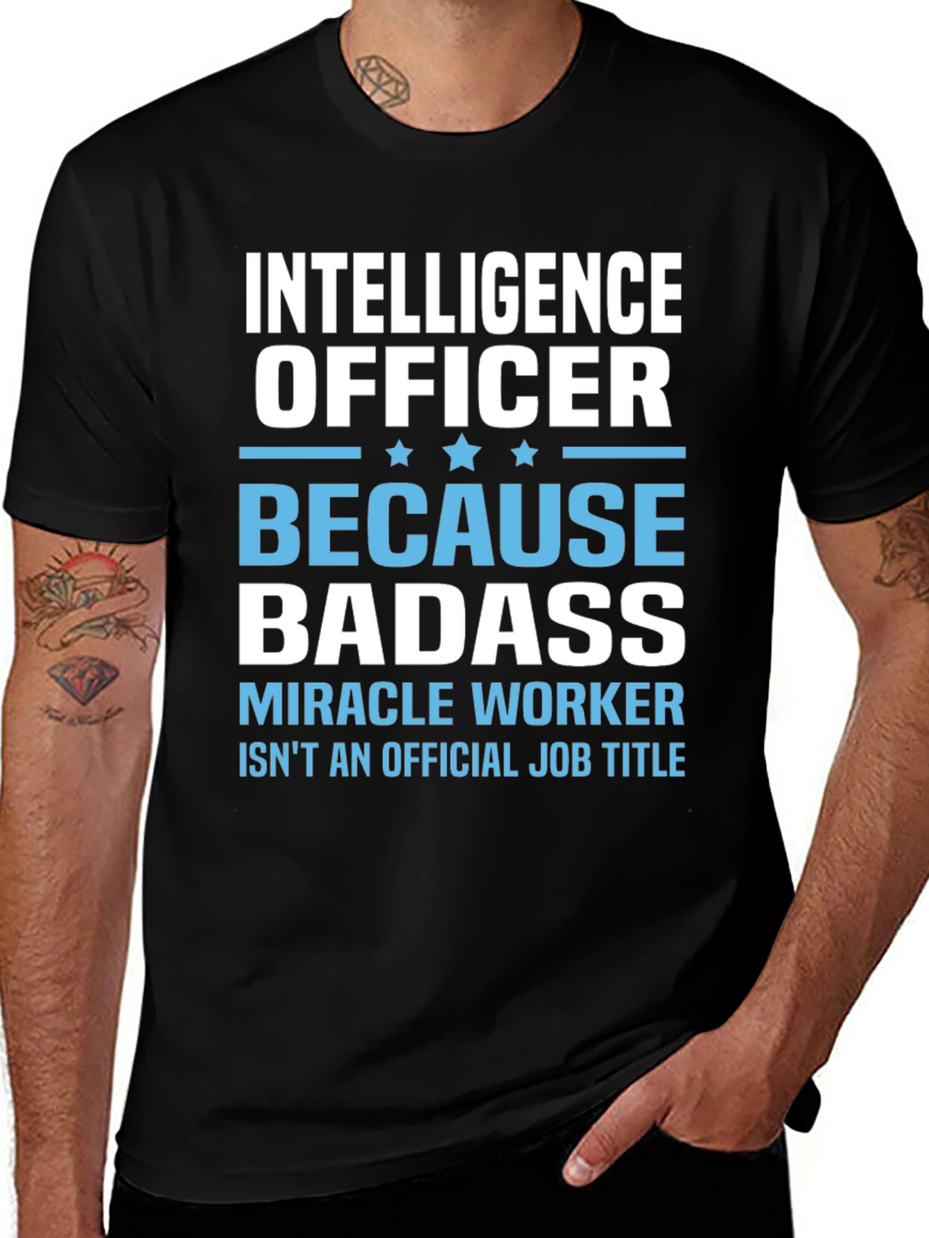 Intelligence Officer Badass T-Shirt