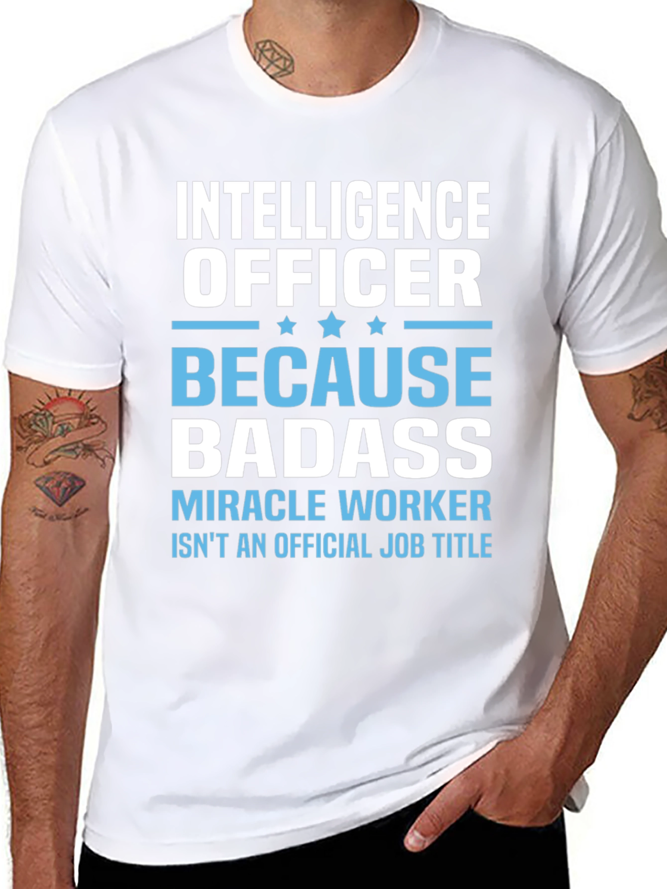 Intelligence Officer Badass T-Shirt