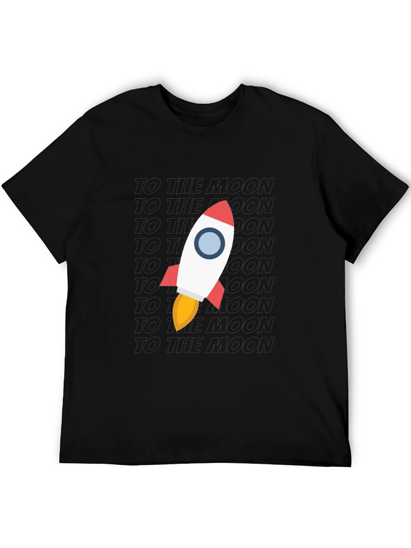 To the Moon Rocket T-Shirt - Crypto Apparel