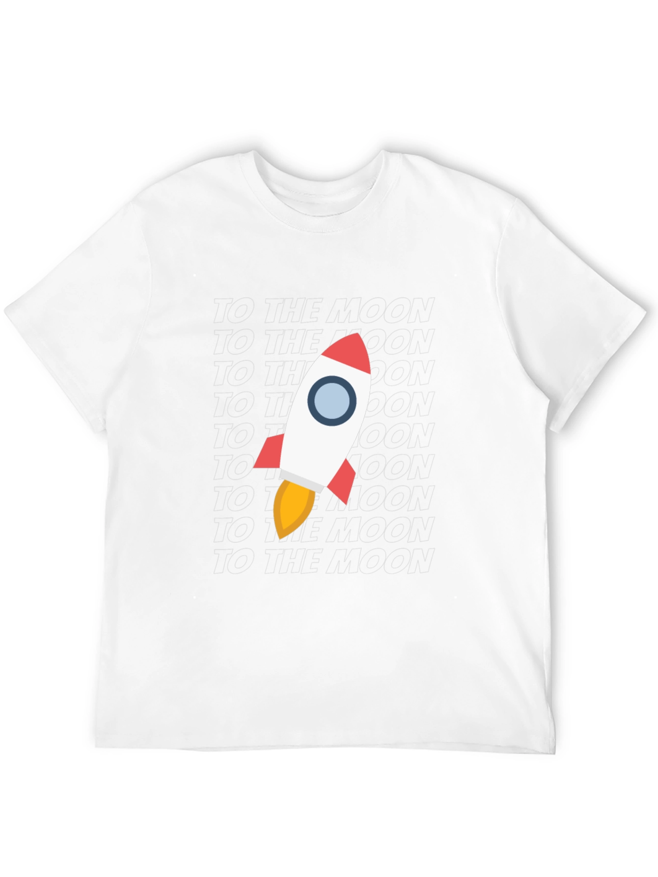 To the Moon Rocket T-Shirt - Crypto Apparel