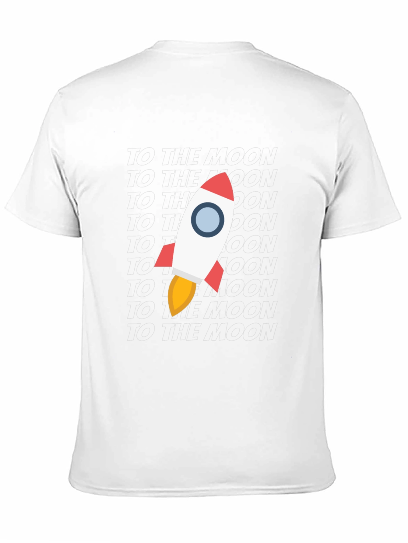 To the Moon Rocket T-Shirt - Crypto Apparel