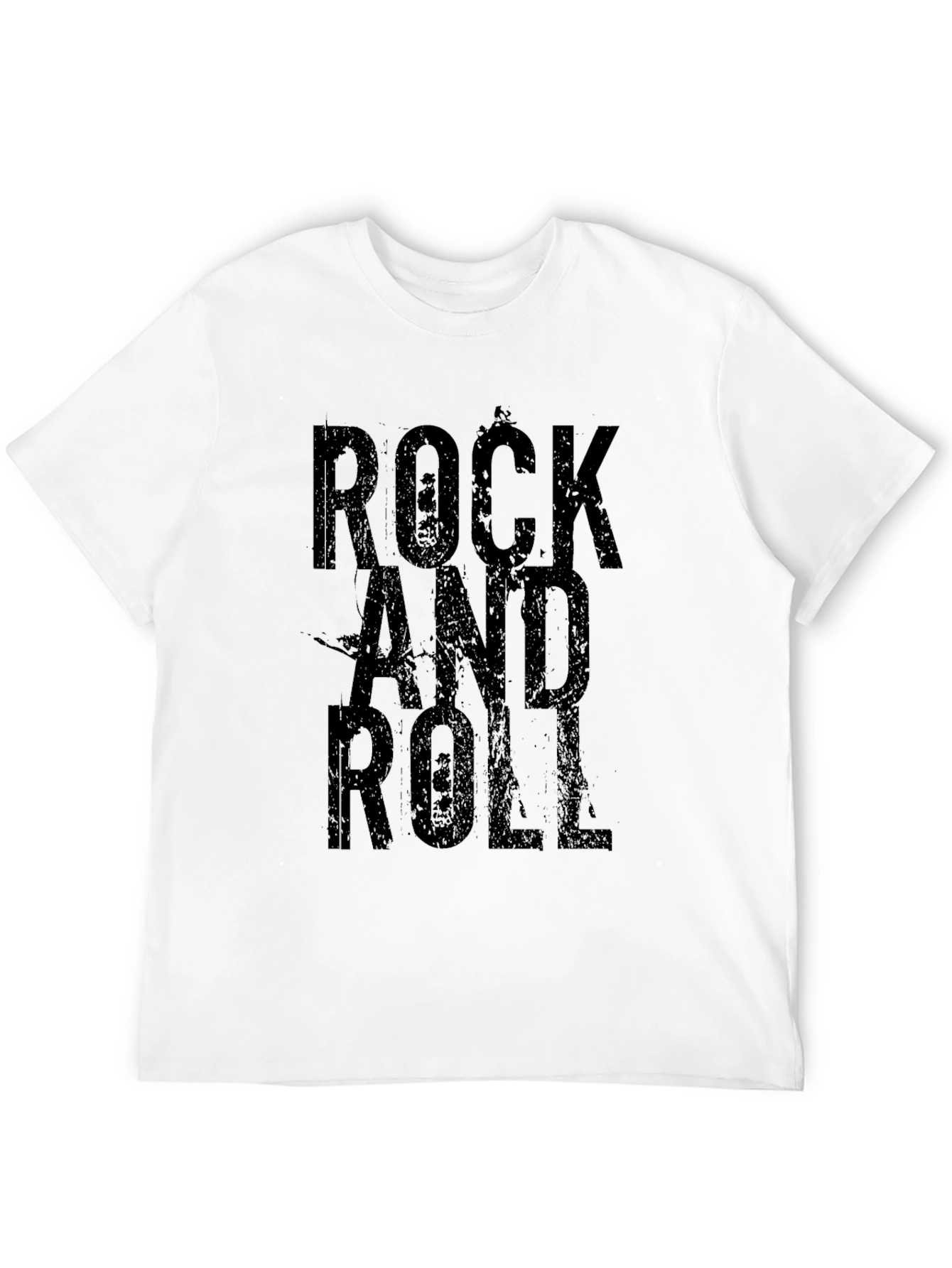 Rock and Roll Black Graphic Tee