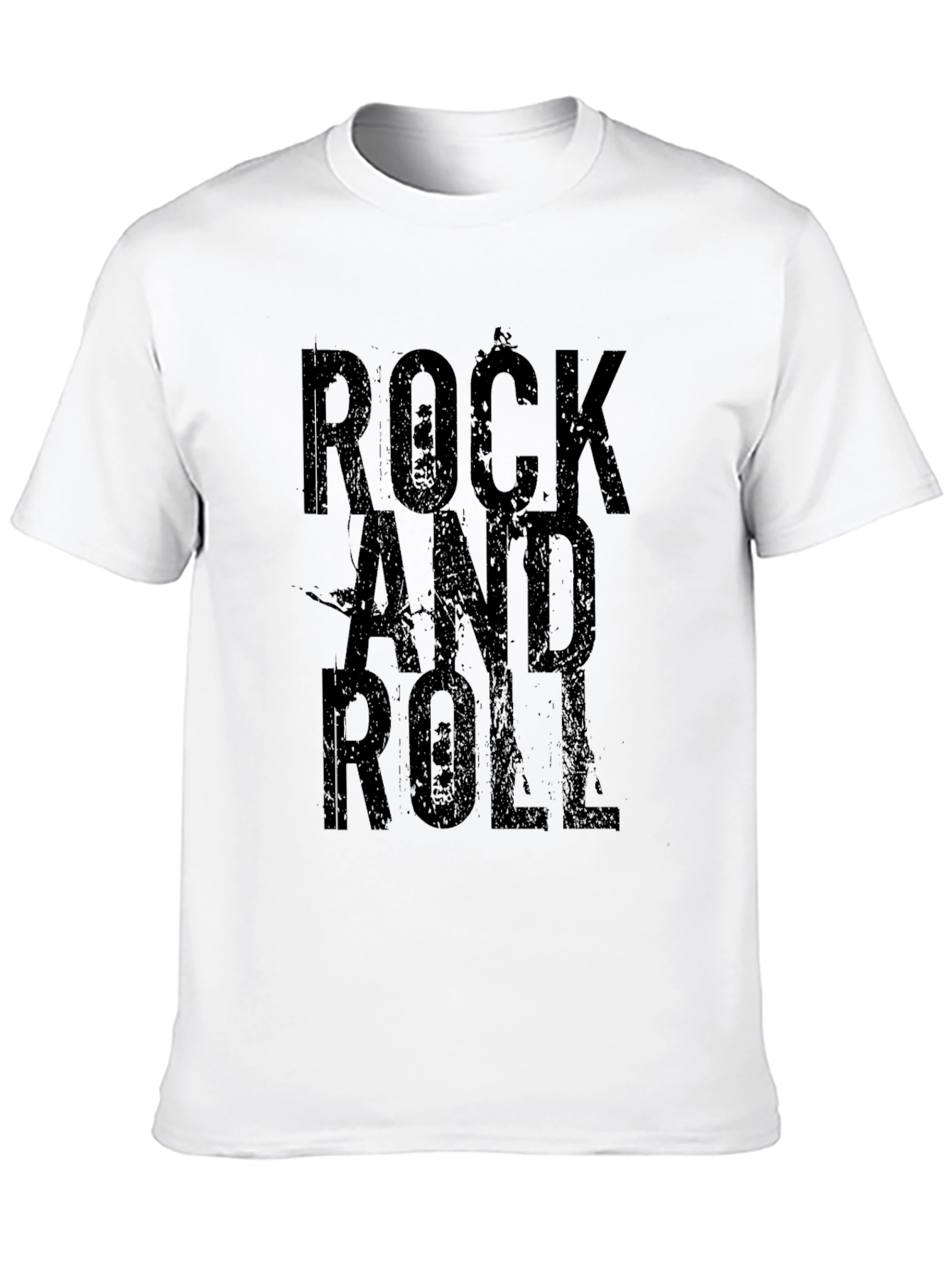 Rock and Roll Black Graphic Tee