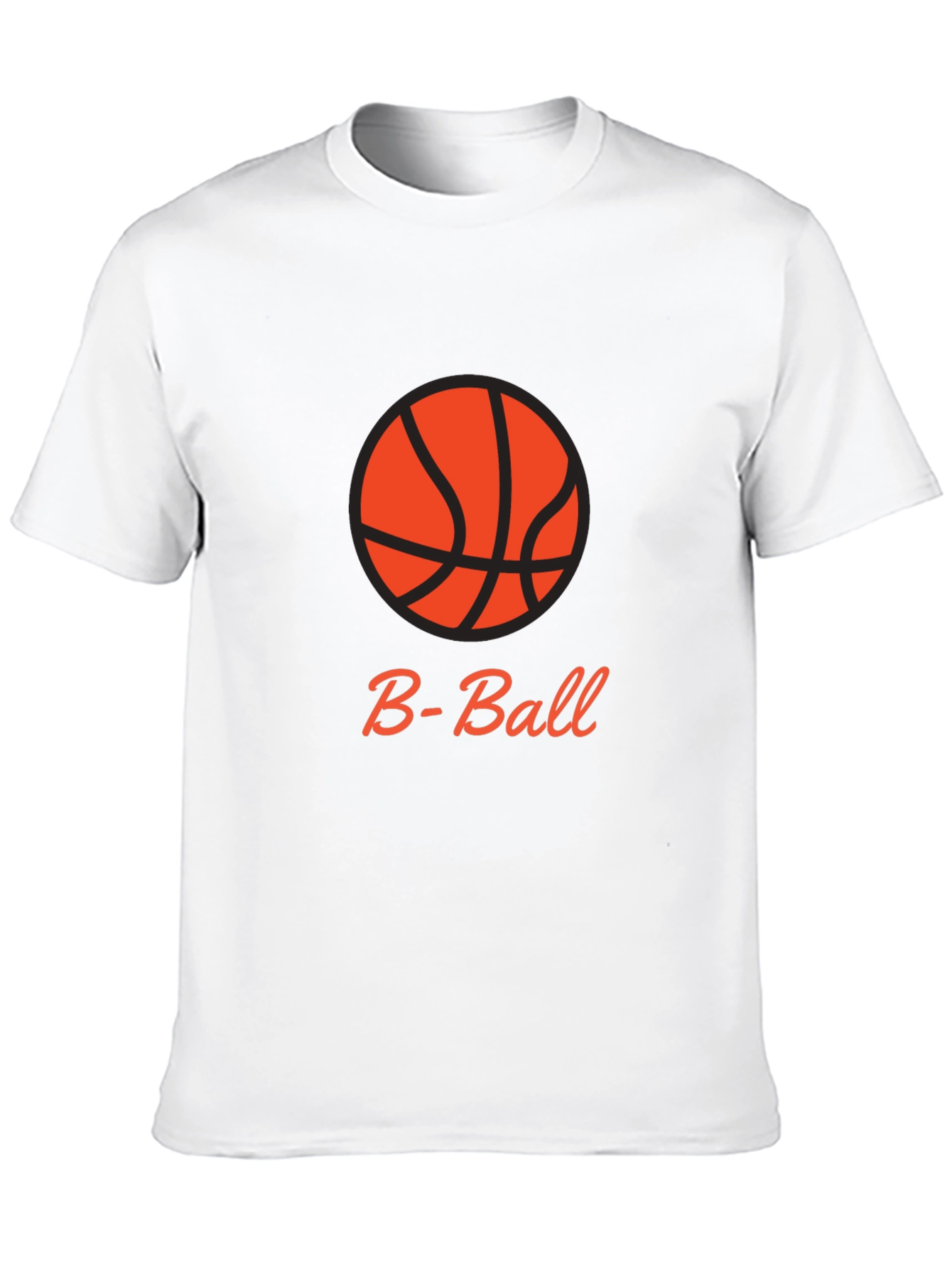 B-Ball Black T-Shirt - Sporty & Stylish