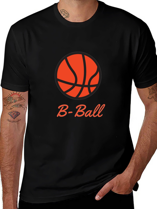 B-Ball Black T-Shirt - Sporty & Stylish
