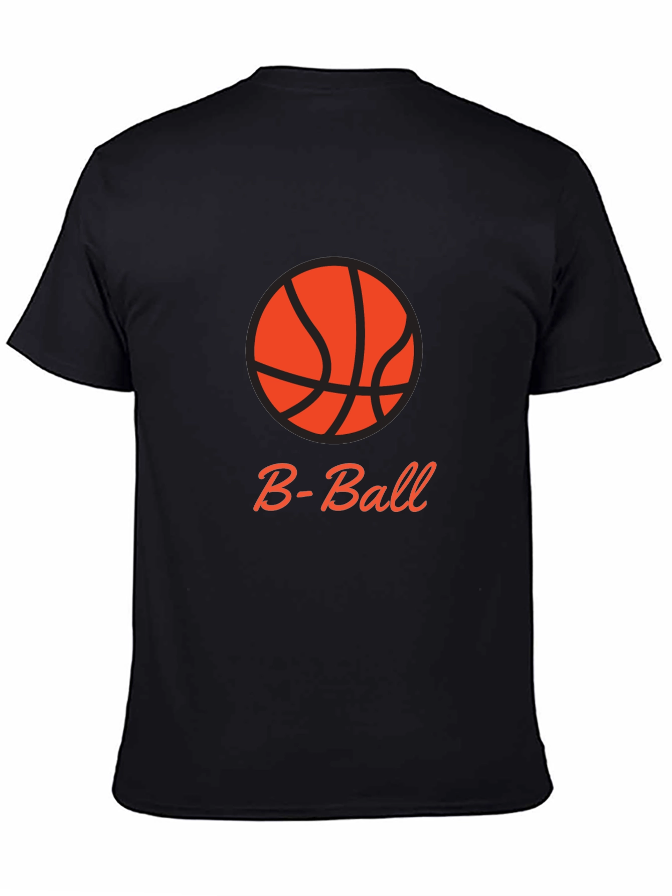 B-Ball Black T-Shirt - Sporty & Stylish