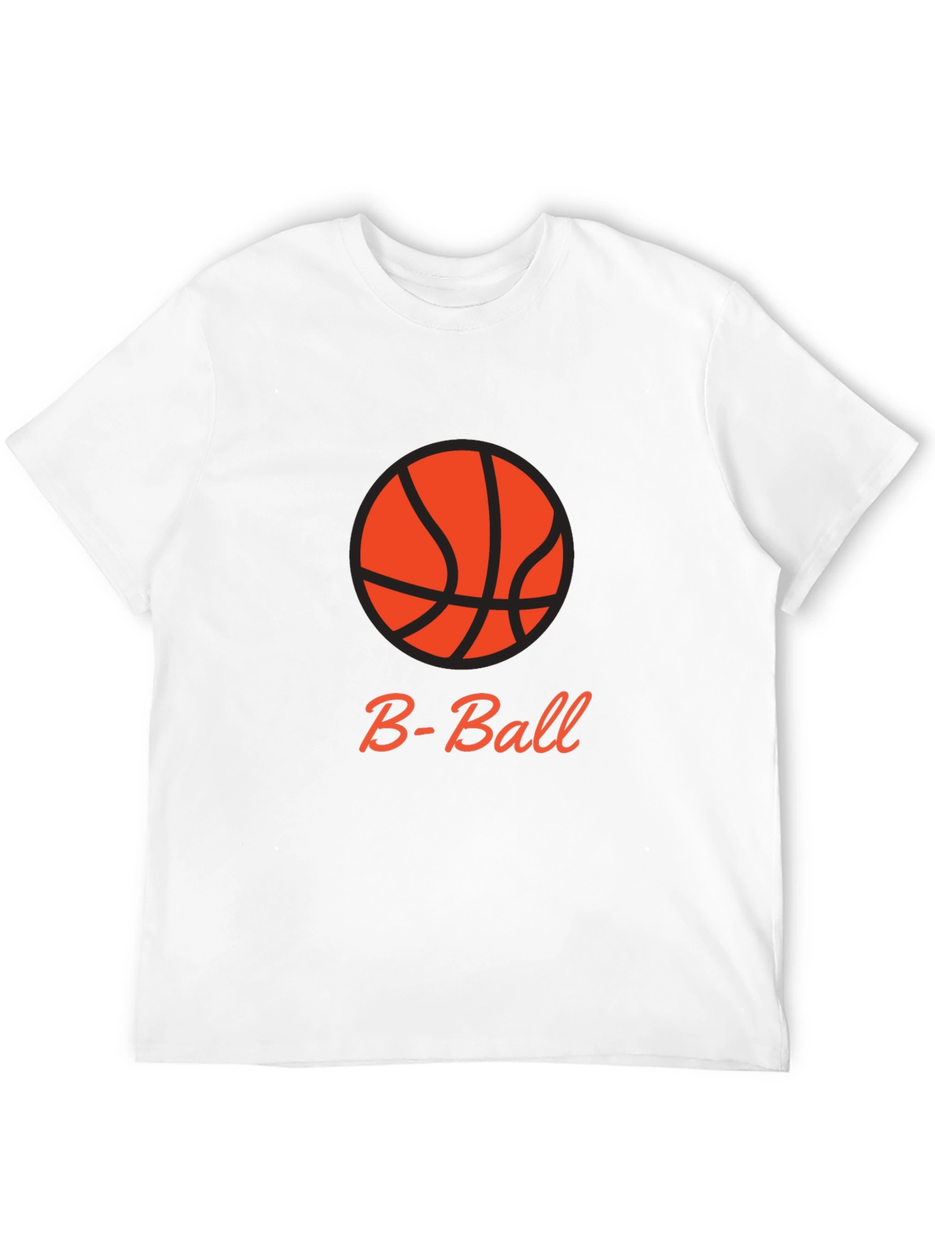 B-Ball Black T-Shirt - Sporty & Stylish