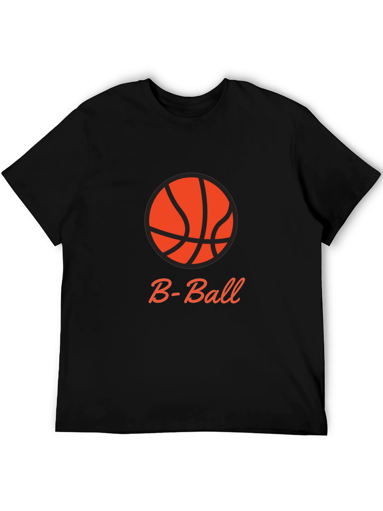 B-Ball Black T-Shirt - Sporty & Stylish