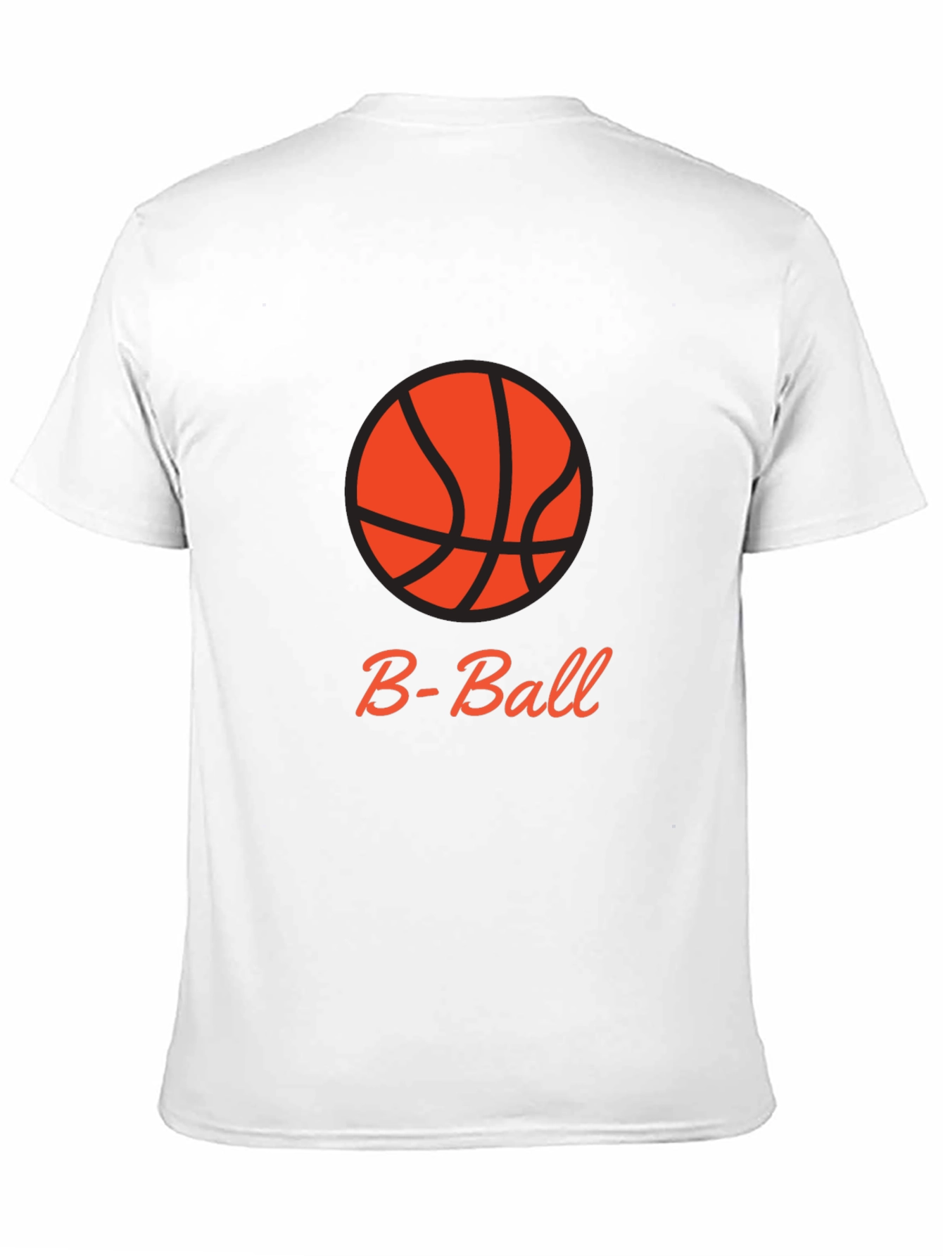 B-Ball Black T-Shirt - Sporty & Stylish