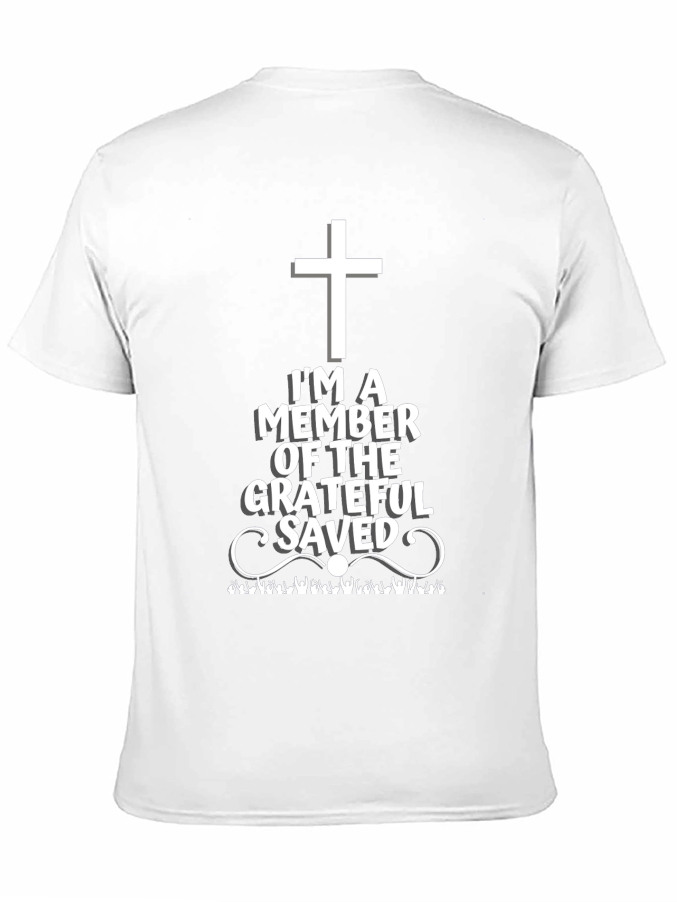 Grateful Saved Christian Graphic T-Shirt