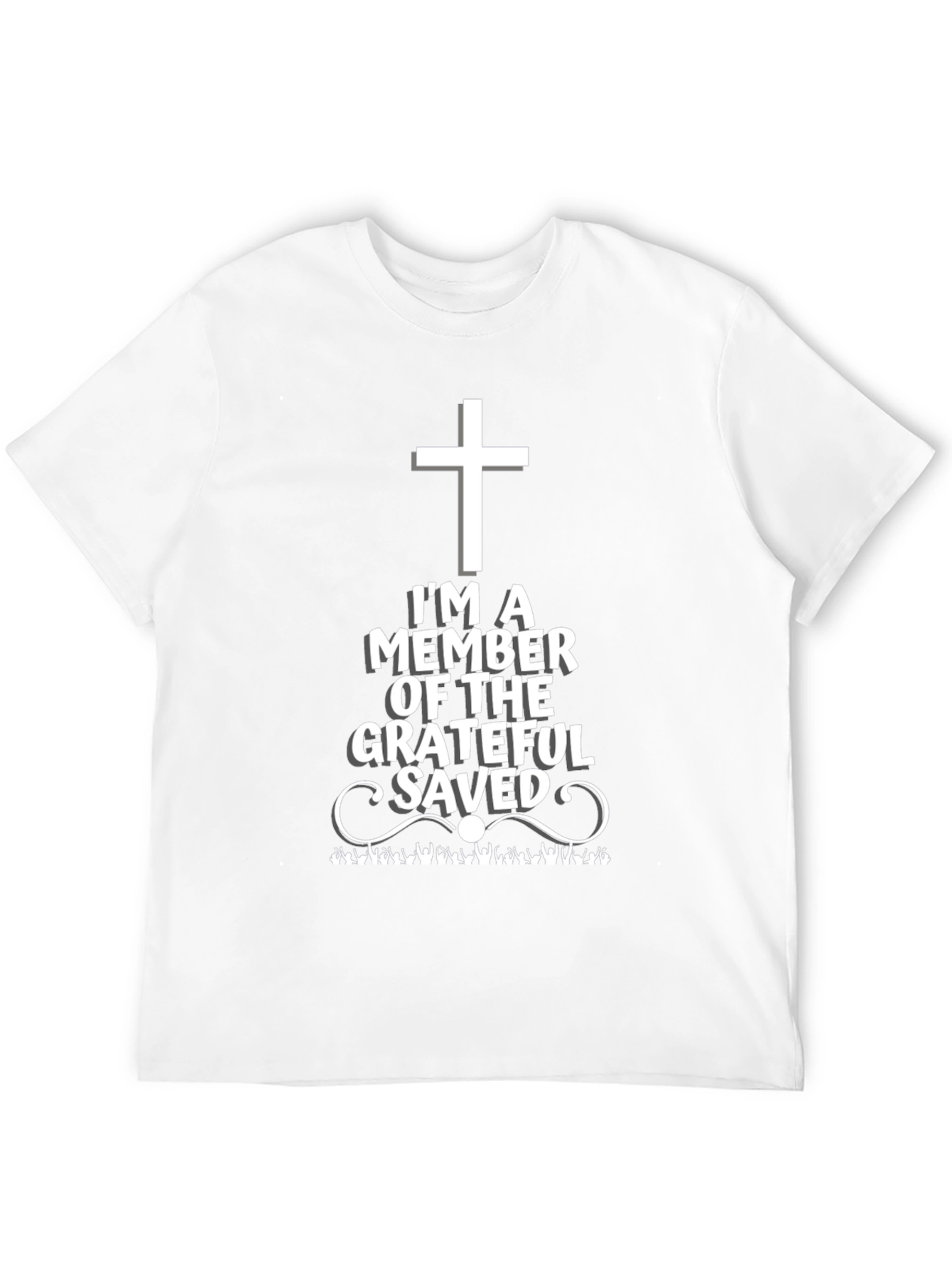 Grateful Saved Christian Graphic T-Shirt