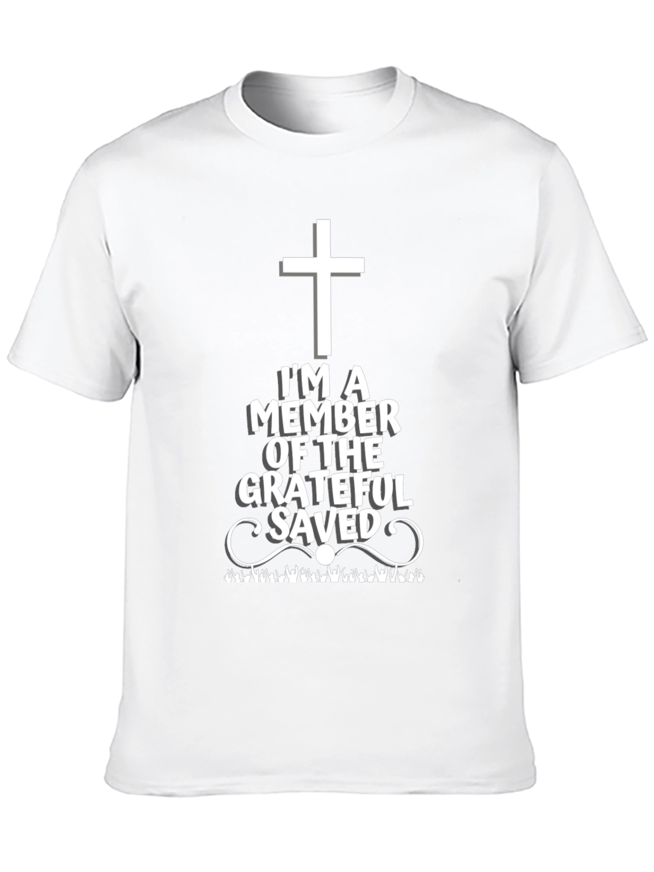 Grateful Saved Christian Graphic T-Shirt