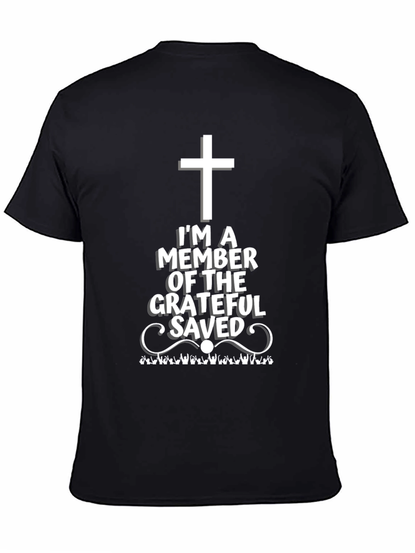Grateful Saved Christian Graphic T-Shirt