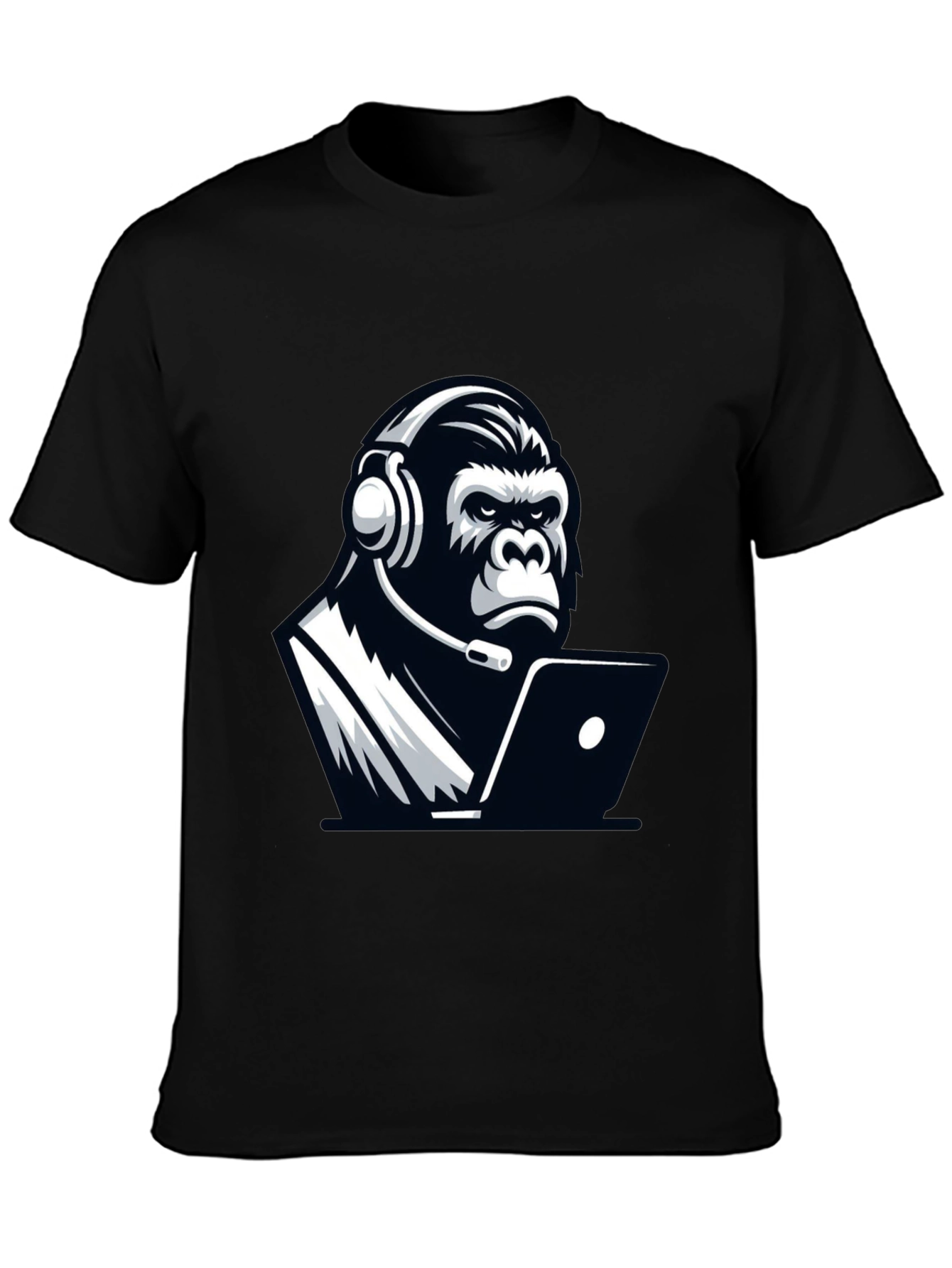 Gamer Gorilla T-Shirt - Cool Graphic Tee