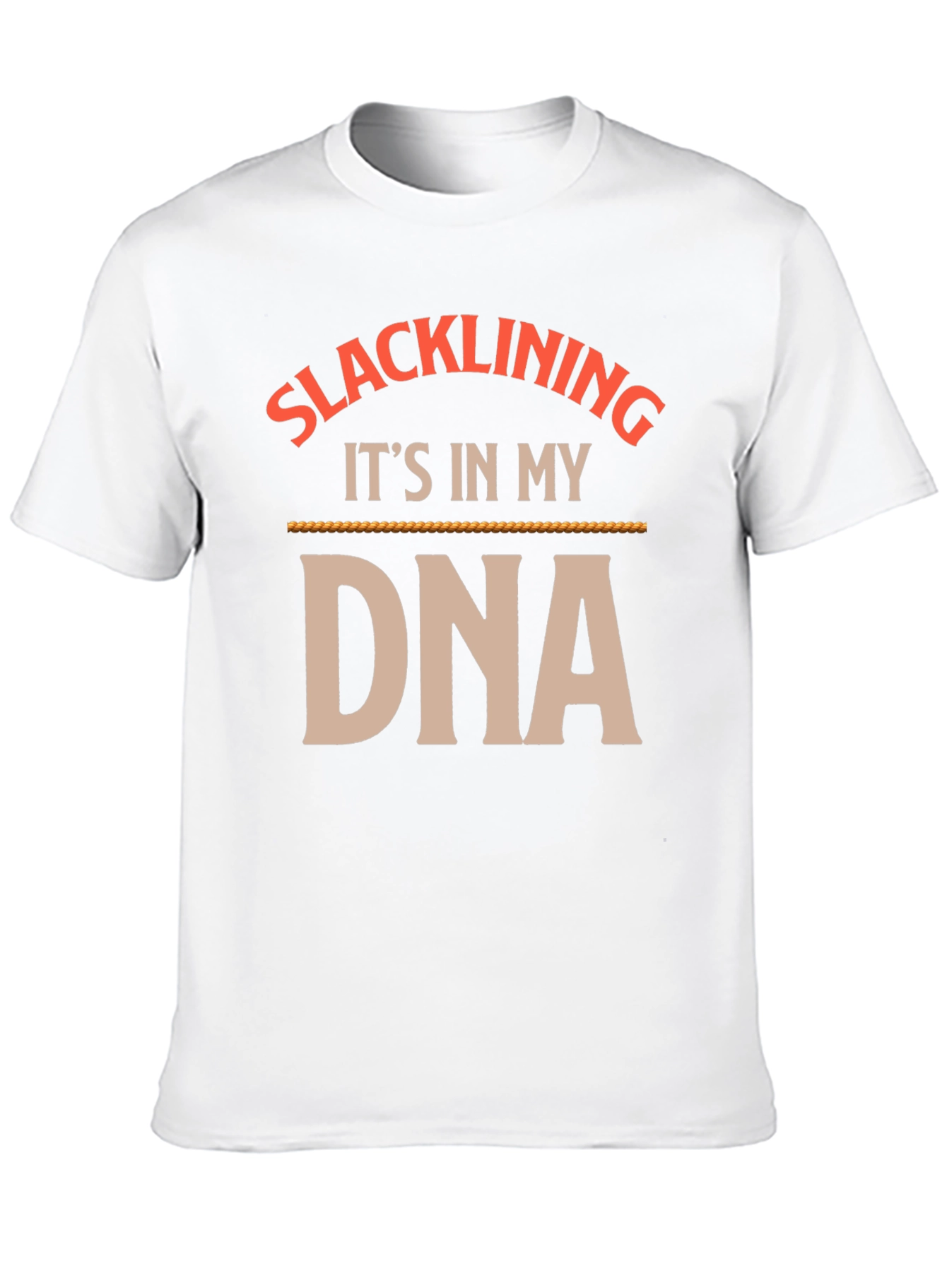 Slacklining DNA T-Shirt - Black Graphic Tee