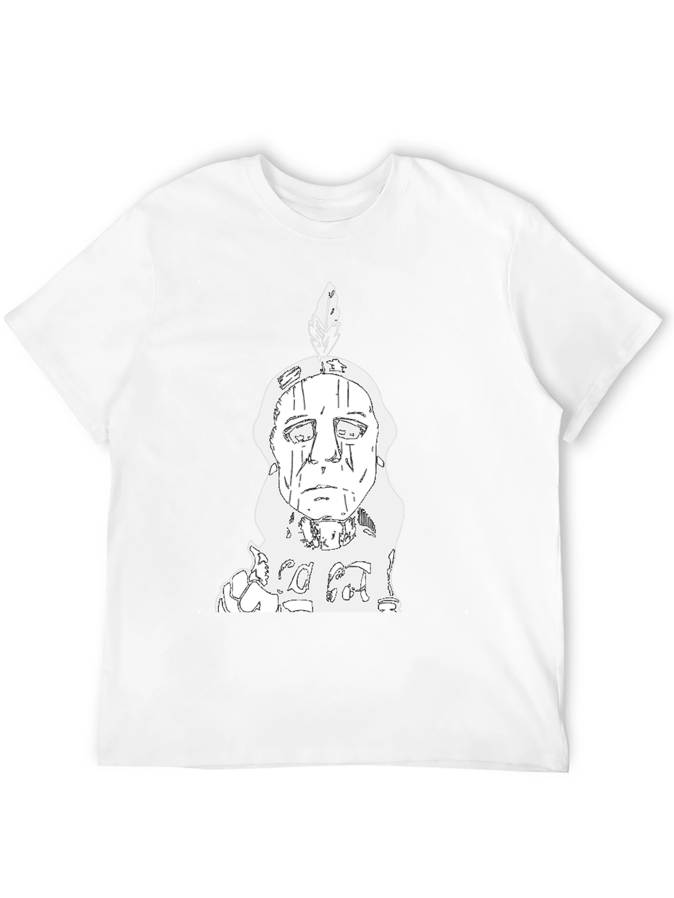 Indian Chief T-Shirt - Black Cotton Tee