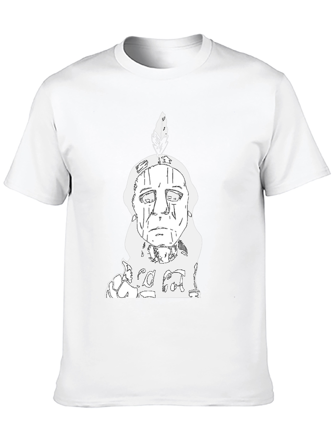 Indian Chief T-Shirt - Black Cotton Tee