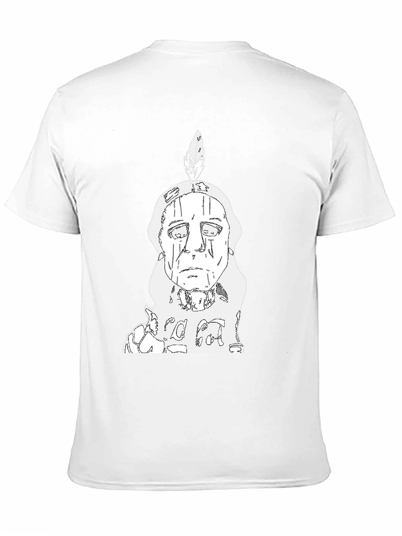 Indian Chief T-Shirt - Black Cotton Tee