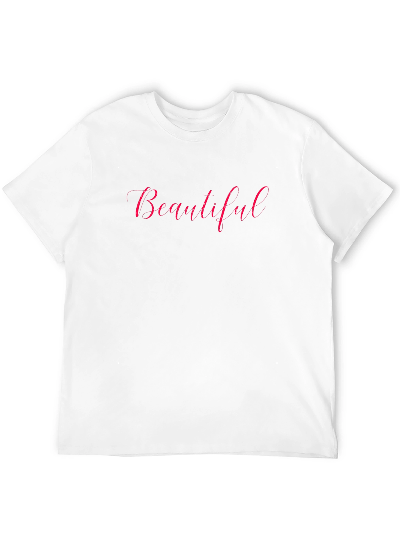 Beautiful Script Black T-Shirt