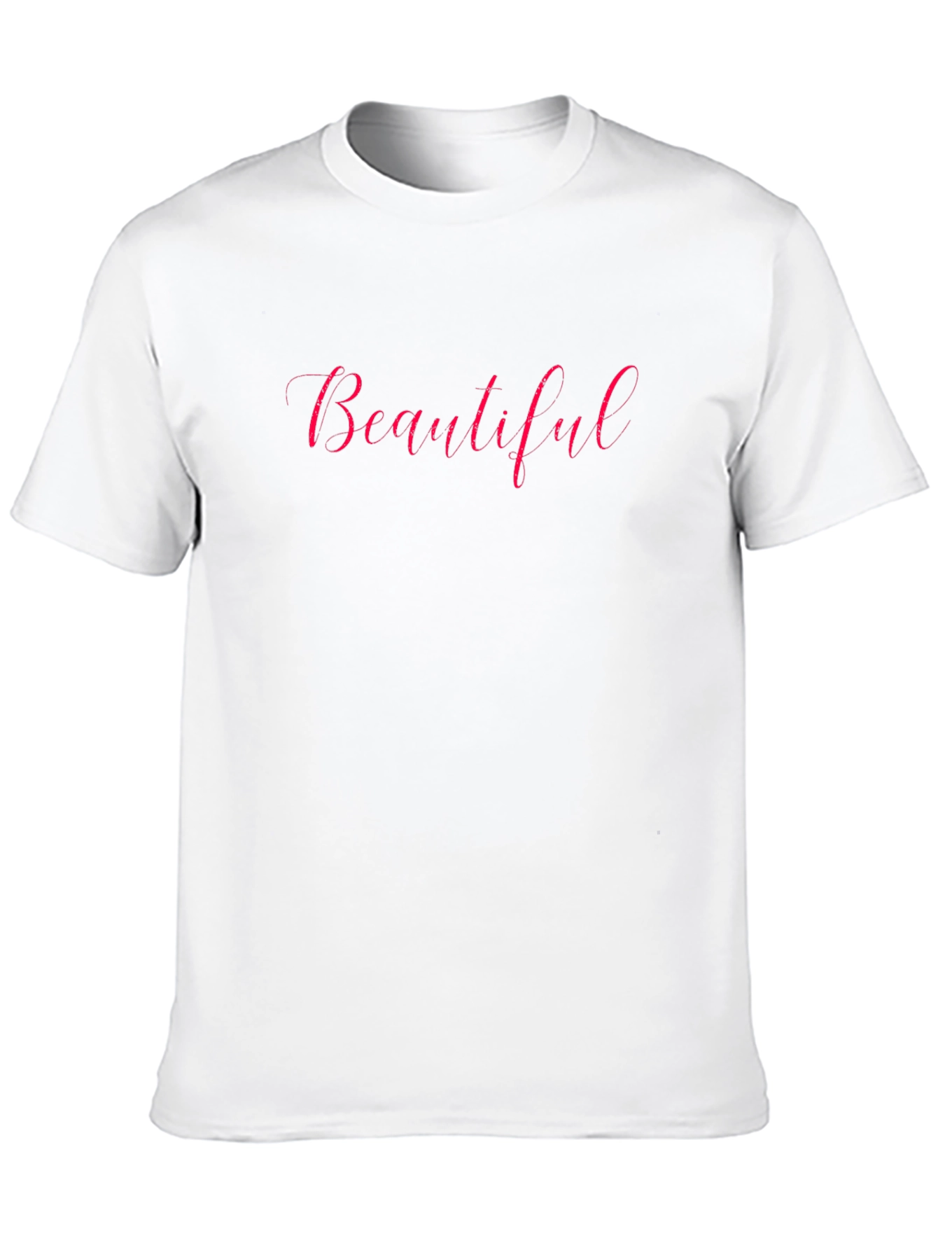 Beautiful Script Black T-Shirt