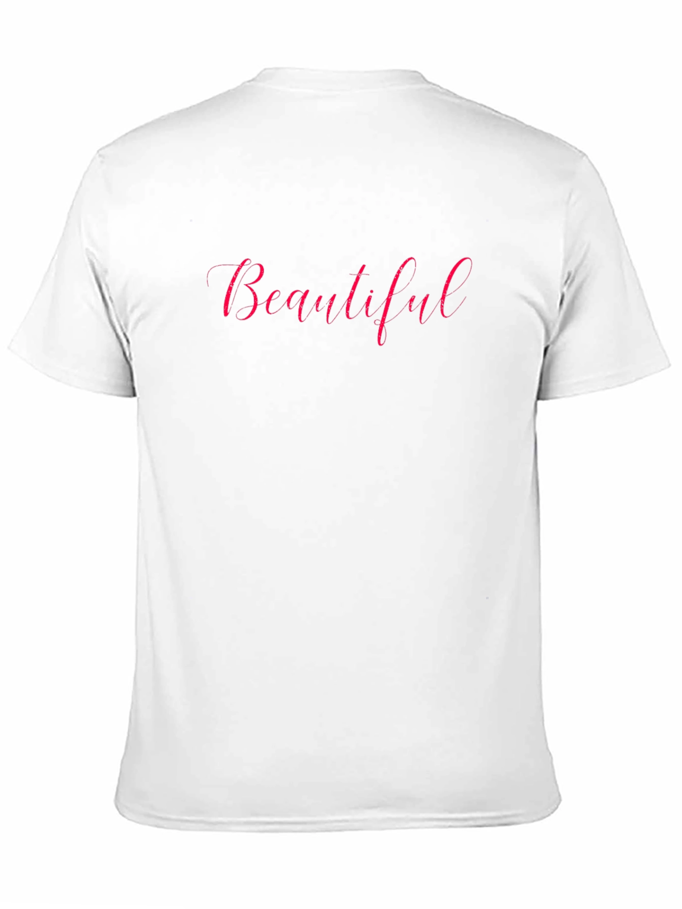 Beautiful Script Black T-Shirt