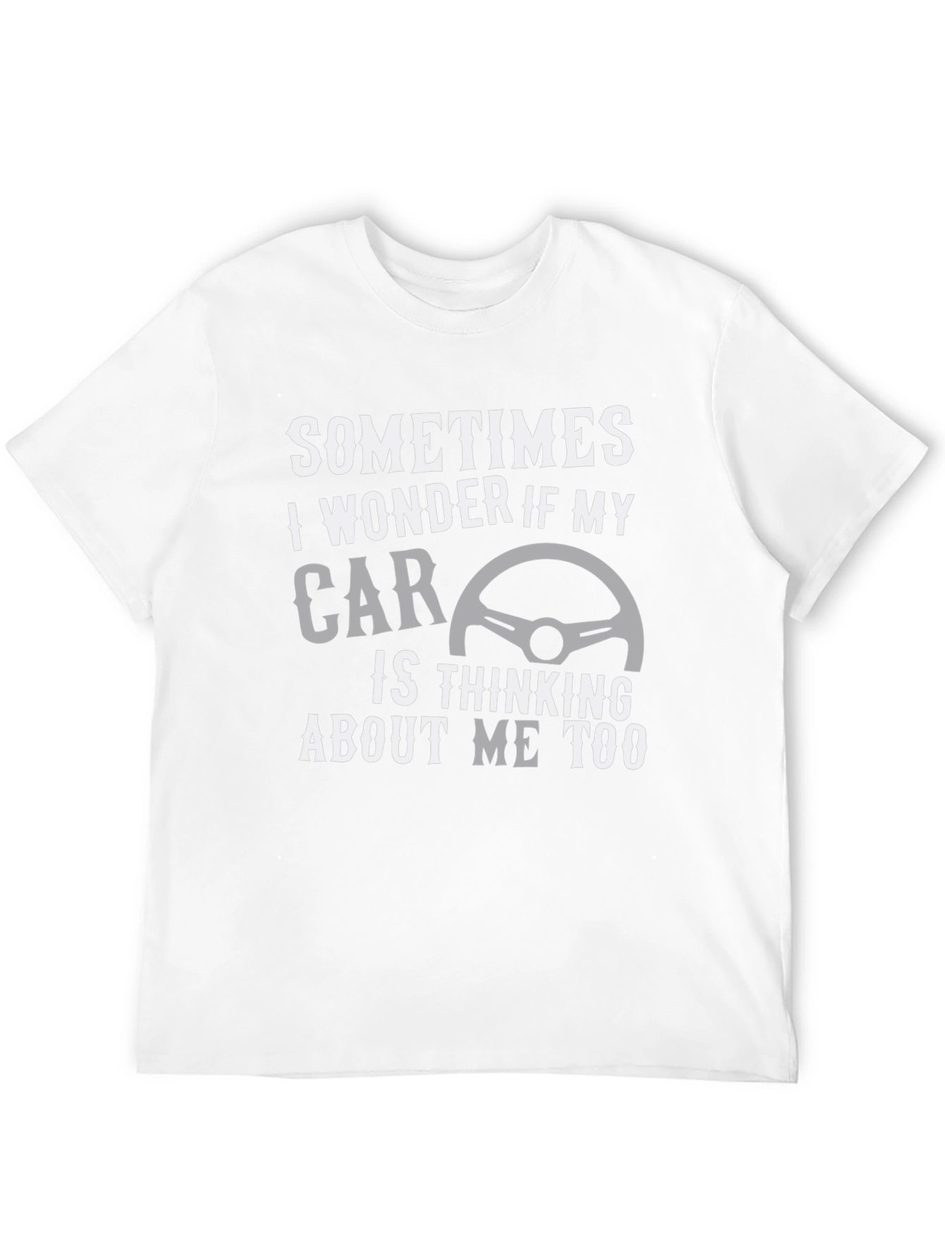 Funny Thinking Car Graphic Tee
