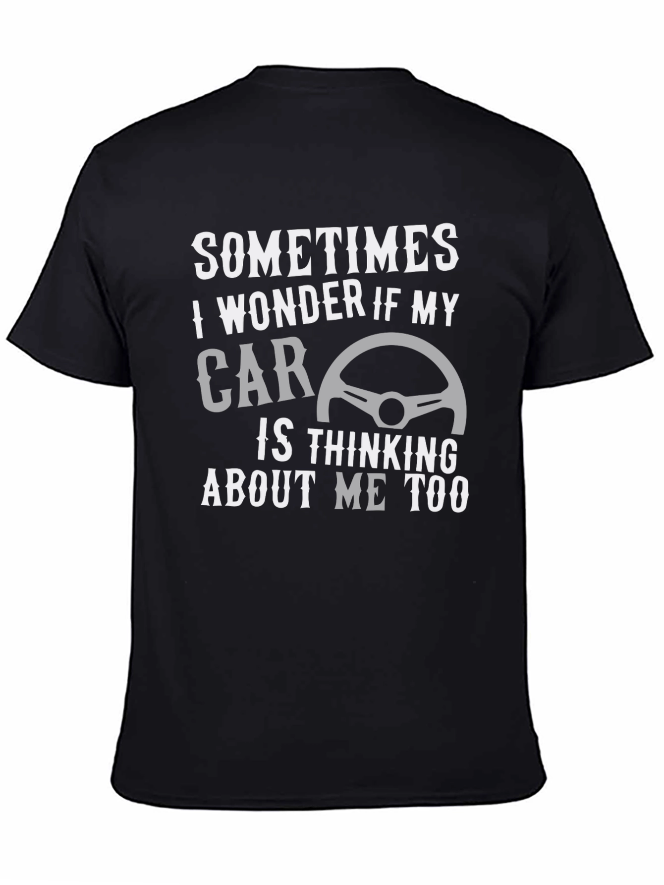 Funny Thinking Car Graphic Tee