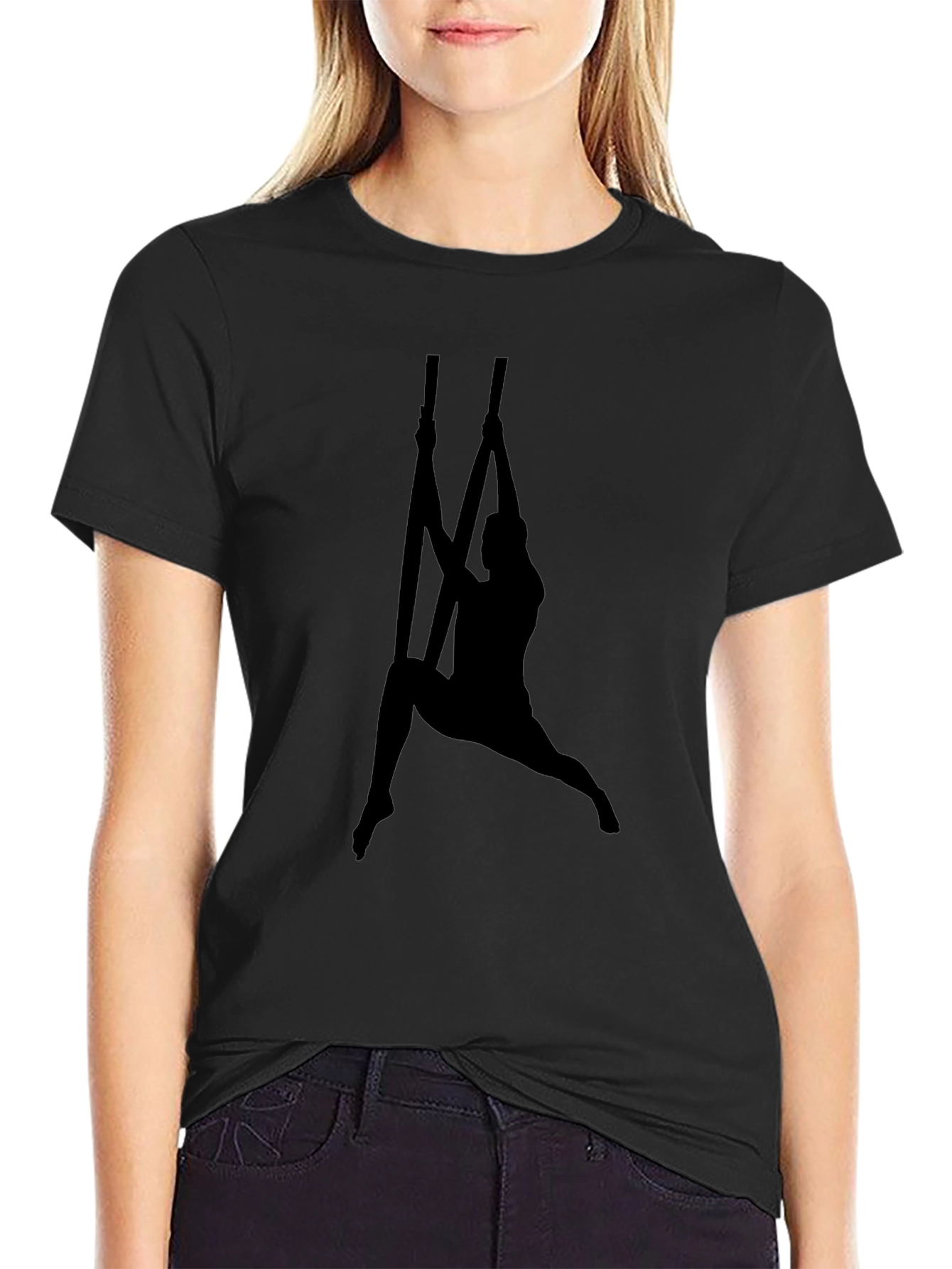 Aerial Silks T-Shirt - Gymnast Acrobat Design