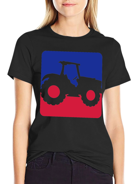 Tractor Silhouette Graphic Tee - Farm Life Style