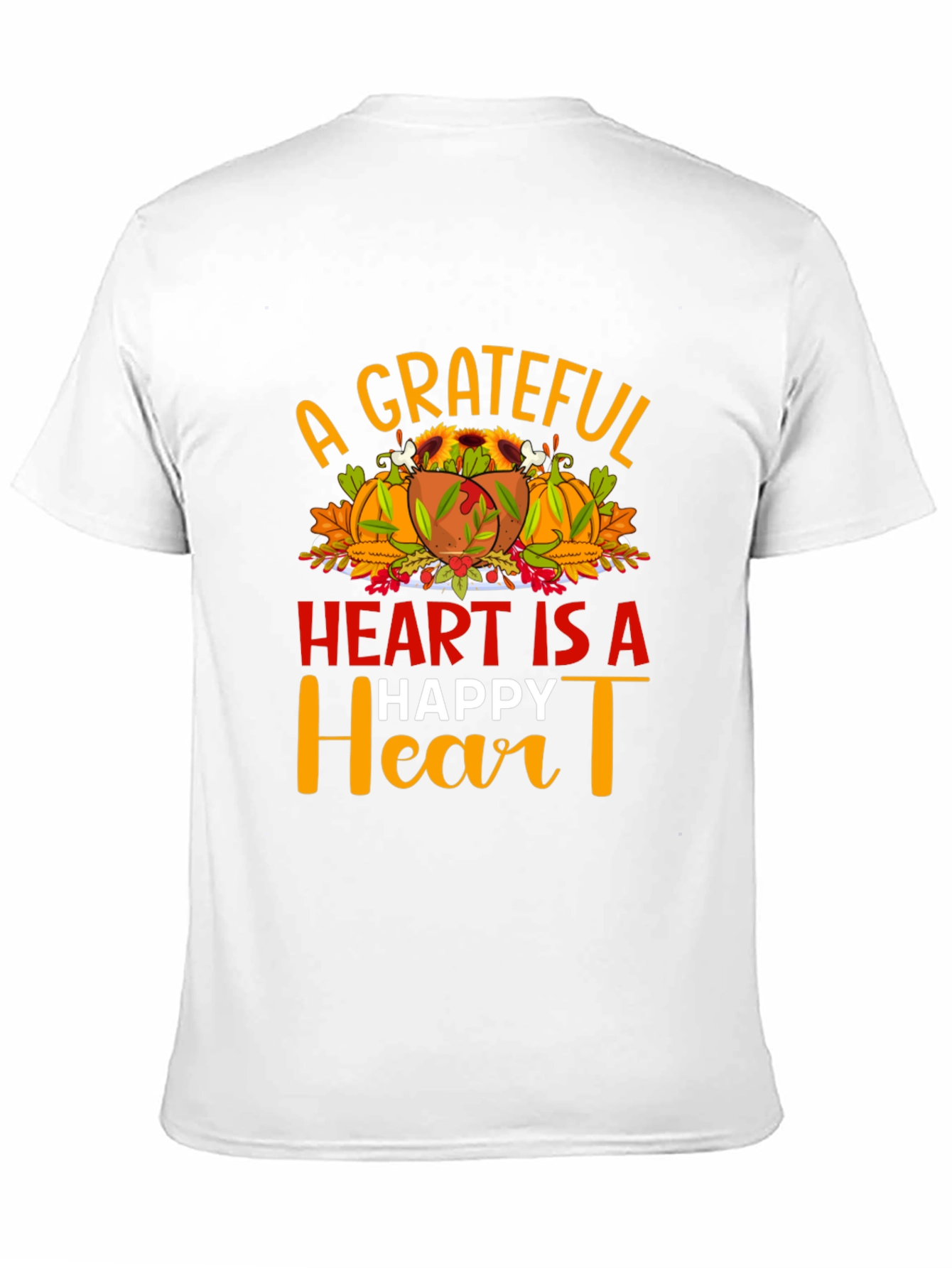 Grateful Heart Thanksgiving T-Shirt