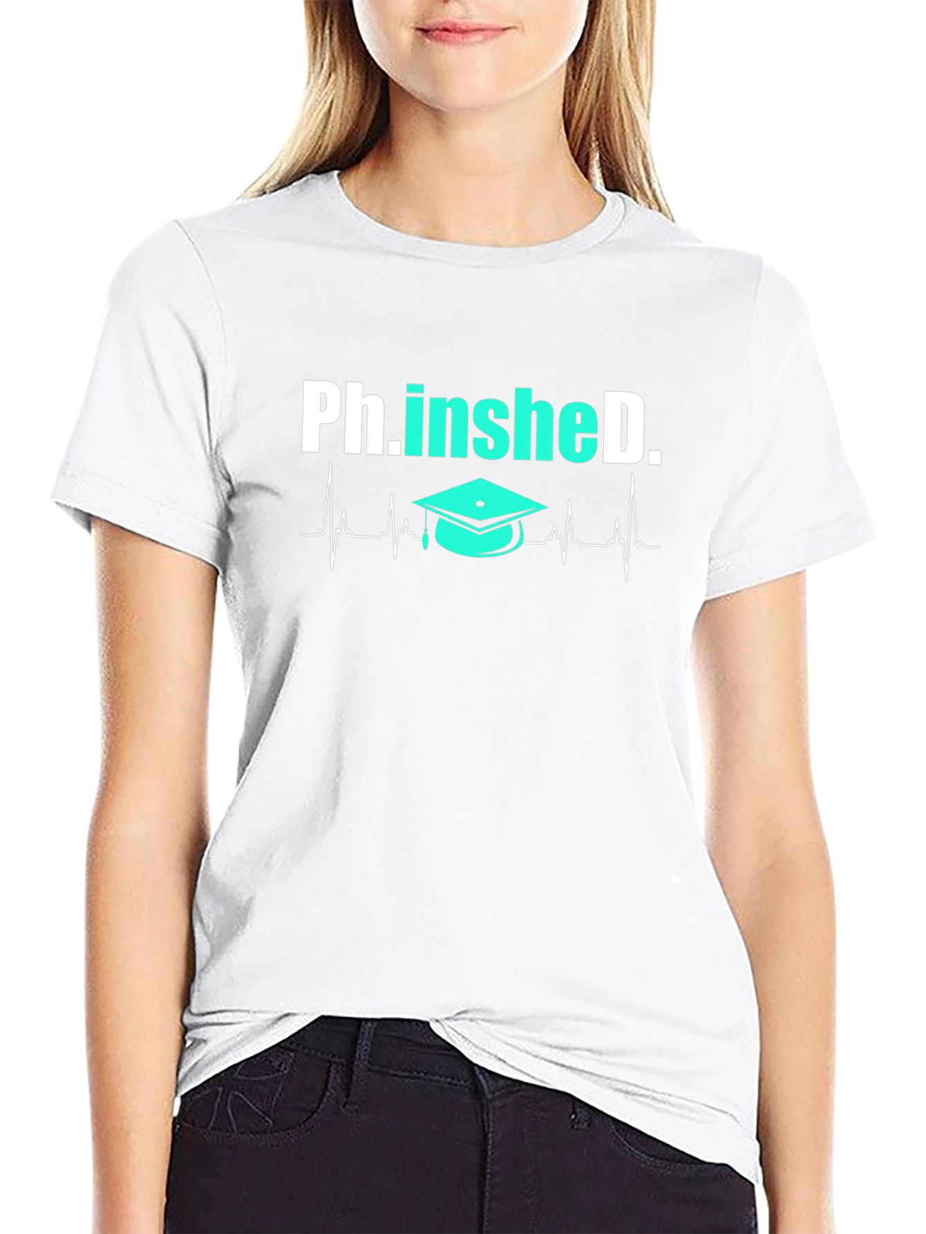 Ph.in.sheD. Graduation Heartbeat T-Shirt