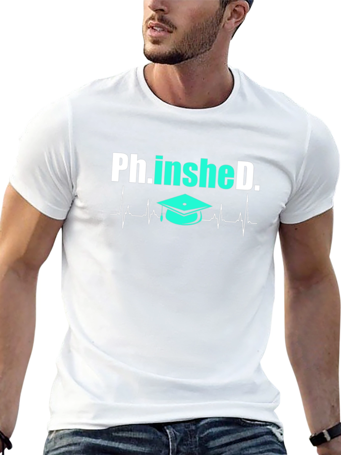 Ph.in.sheD. Graduation Heartbeat T-Shirt