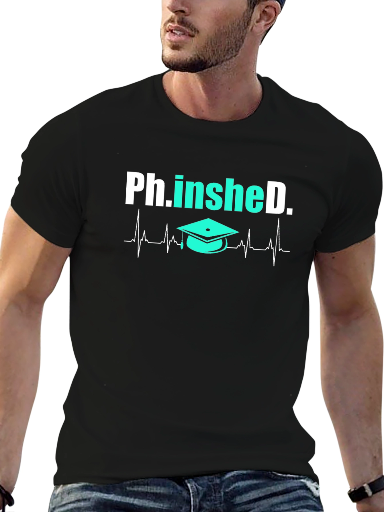Ph.in.sheD. Graduation Heartbeat T-Shirt