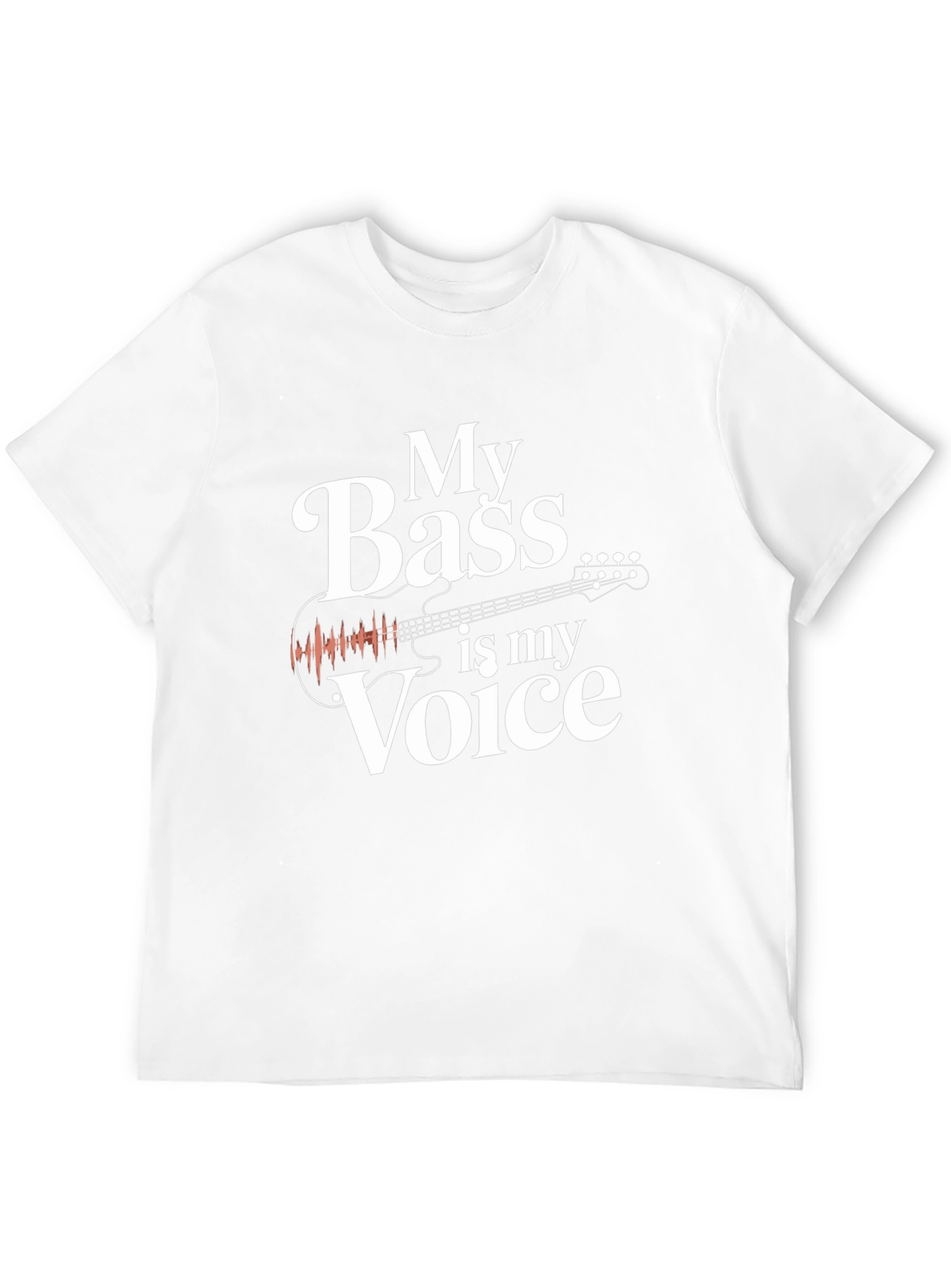Bass Guitar T-Shirt - My Bass is My Voice