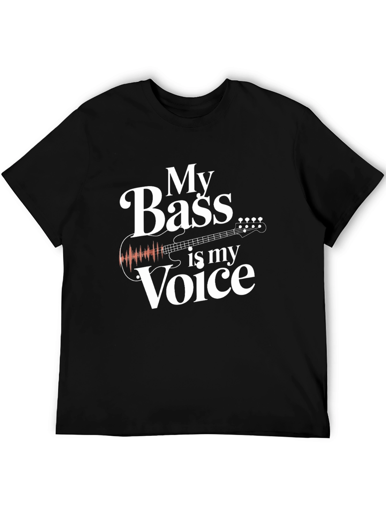 Bass Guitar T-Shirt - My Bass is My Voice