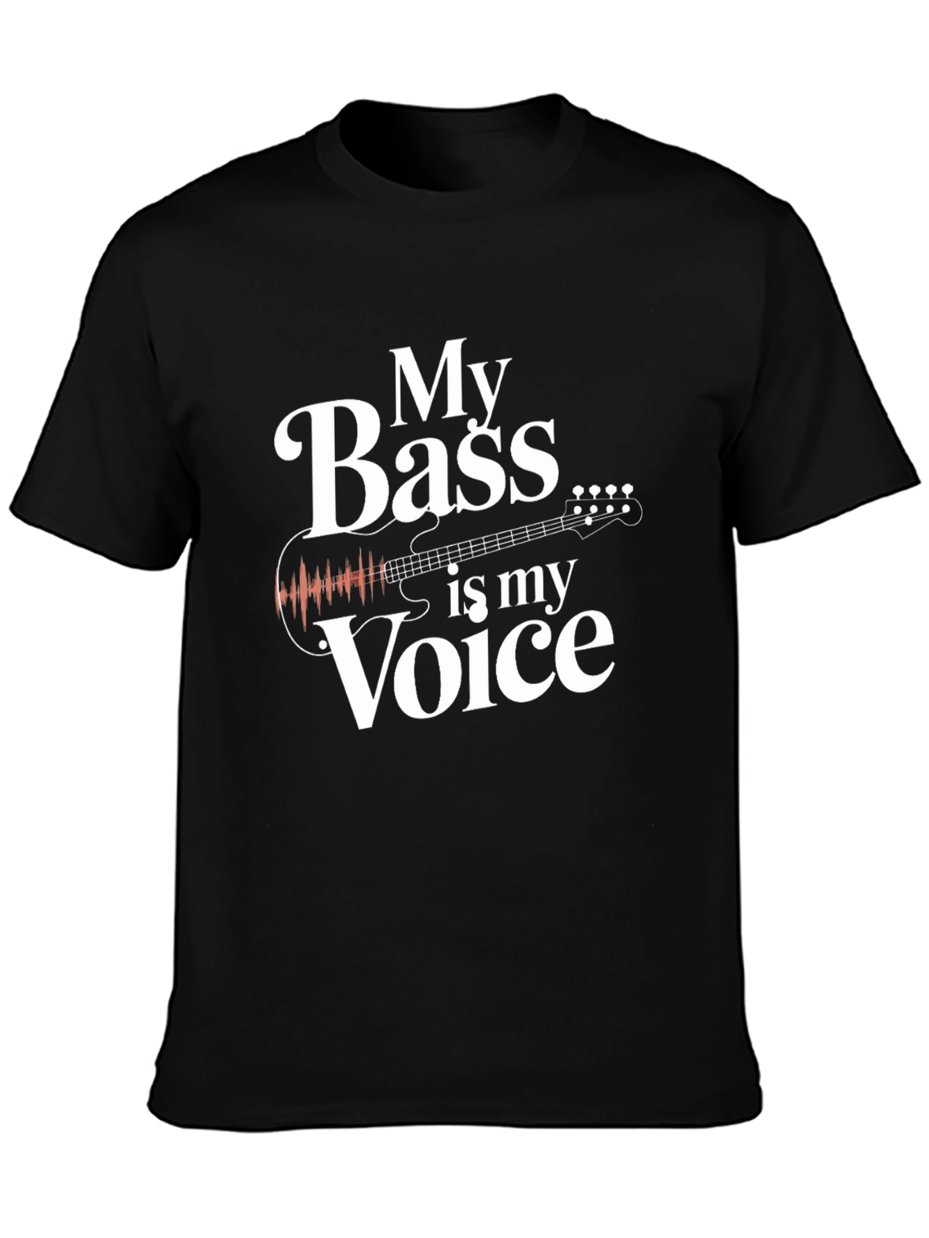 Bass Guitar T-Shirt - My Bass is My Voice