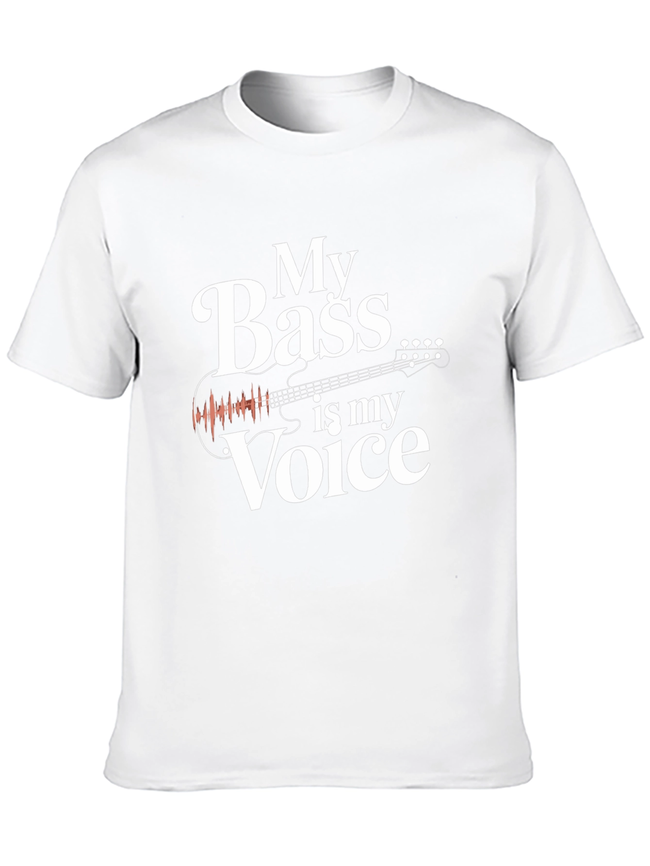 Bass Guitar T-Shirt - My Bass is My Voice