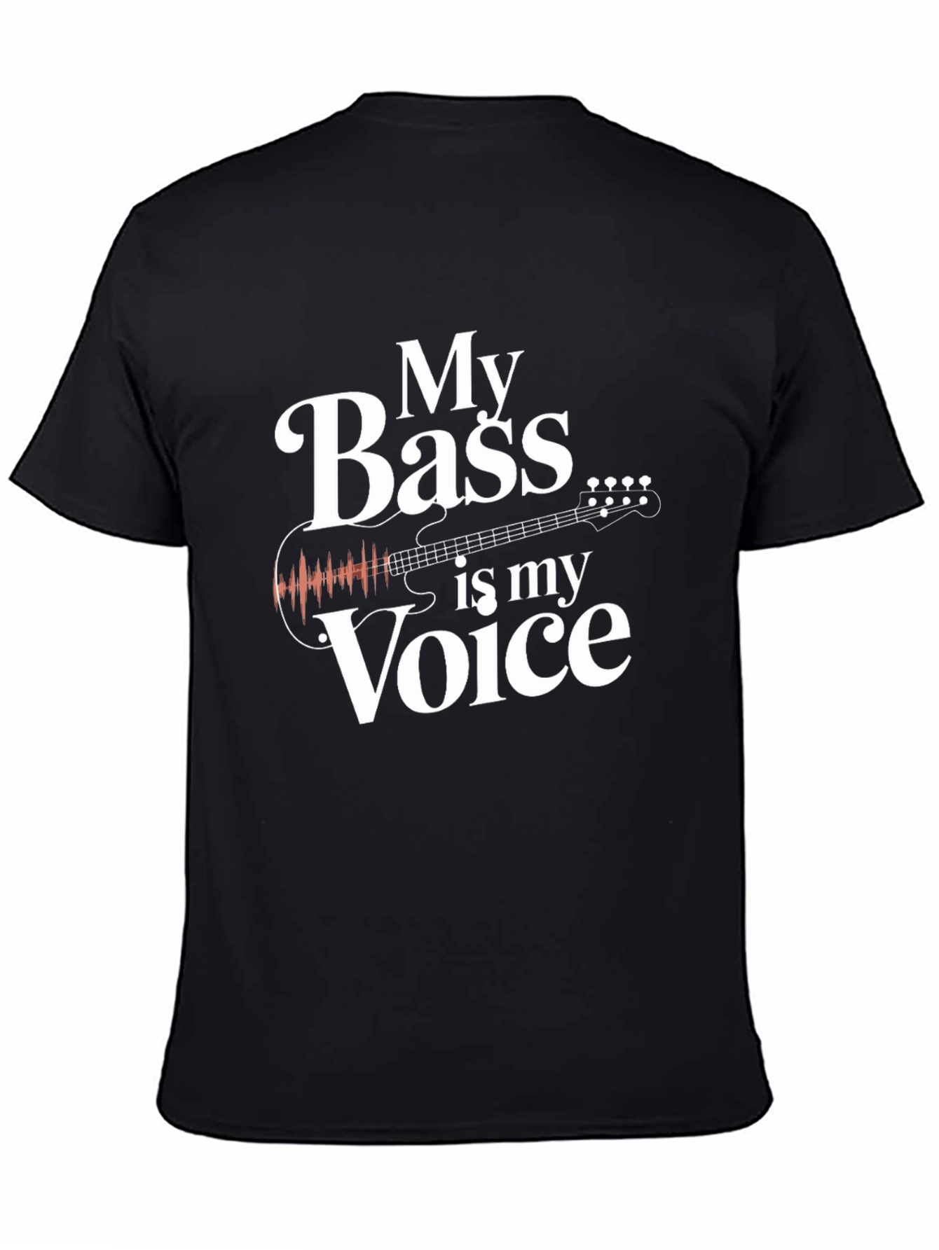 Bass Guitar T-Shirt - My Bass is My Voice