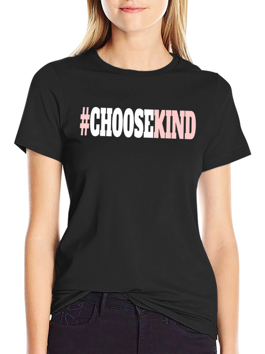 #ChooseKind Black Graphic Tee - Spread Positivity