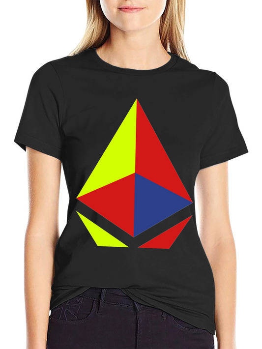 Abstract Geometric T-Shirt - Bold Colors Modern Design