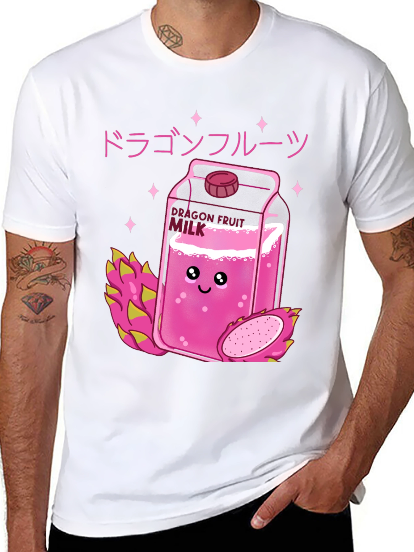 Dragon Fruit Milk Graphic Tee