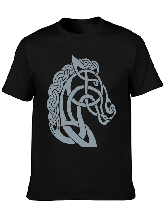 Celtic Knot Horse T-Shirt - Stylish Graphic Tee