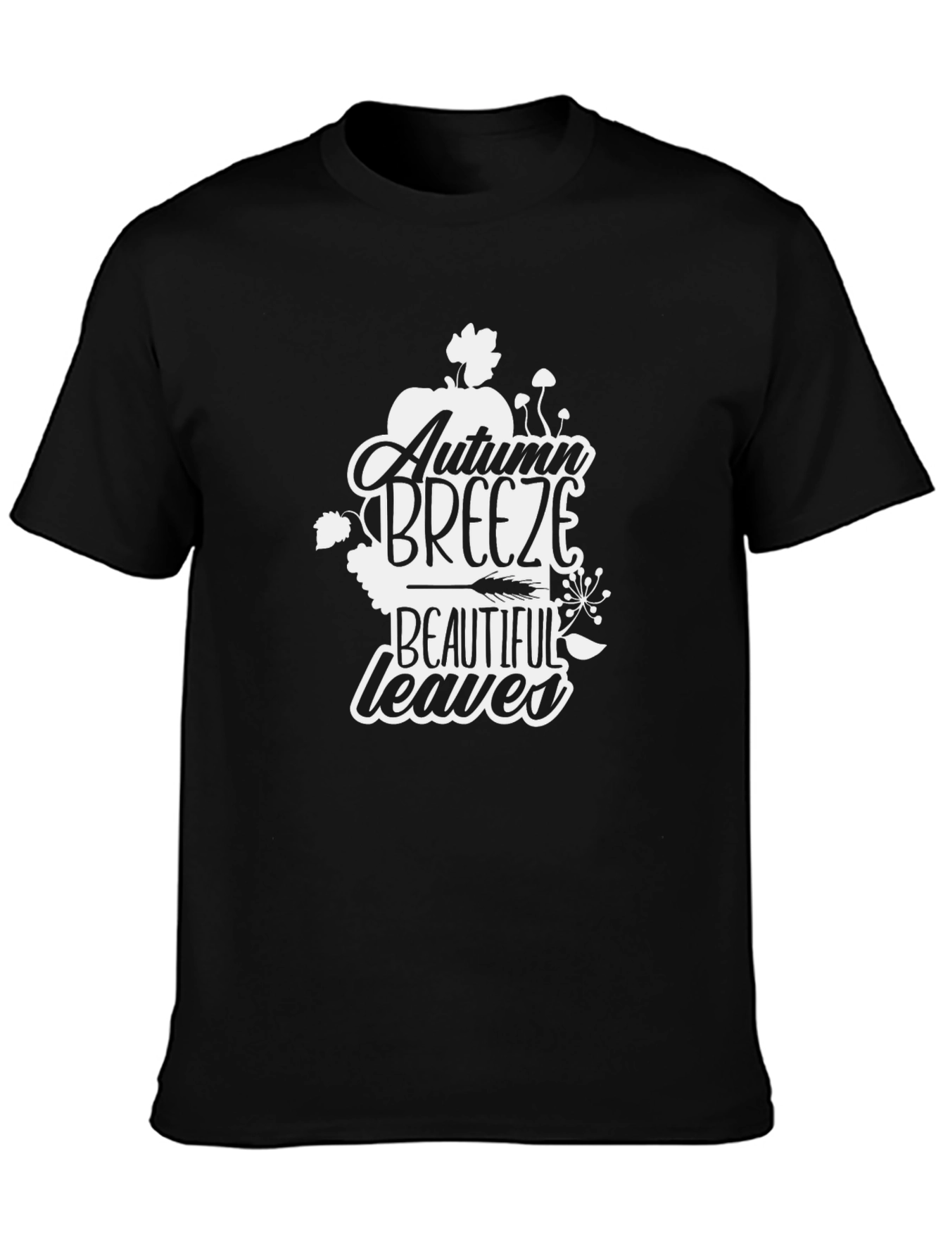 Autumn Breeze Graphic T-Shirt - Seasonal Style