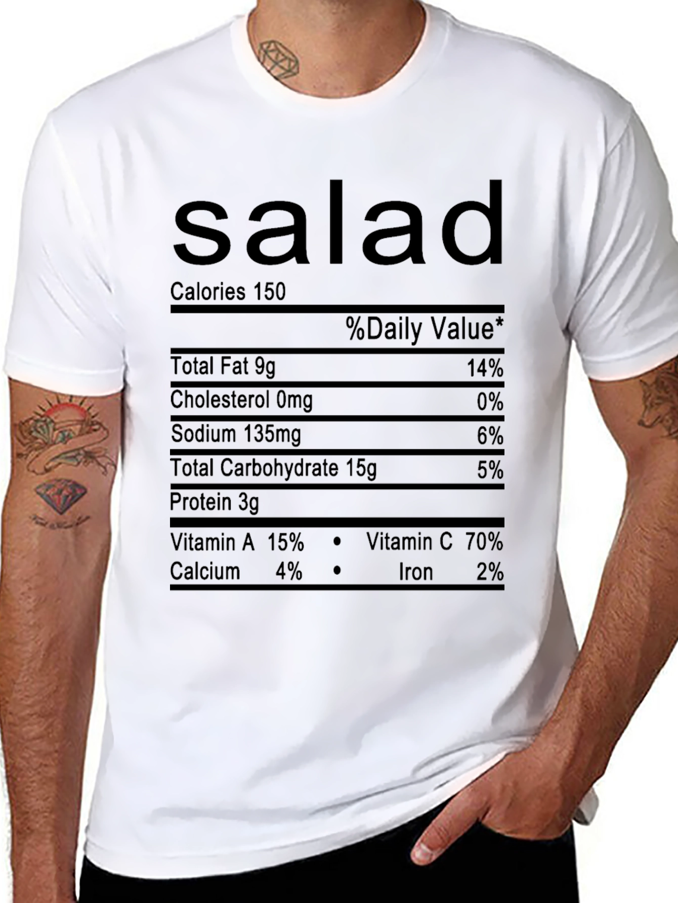Nutritional Facts: Salad T-Shirt