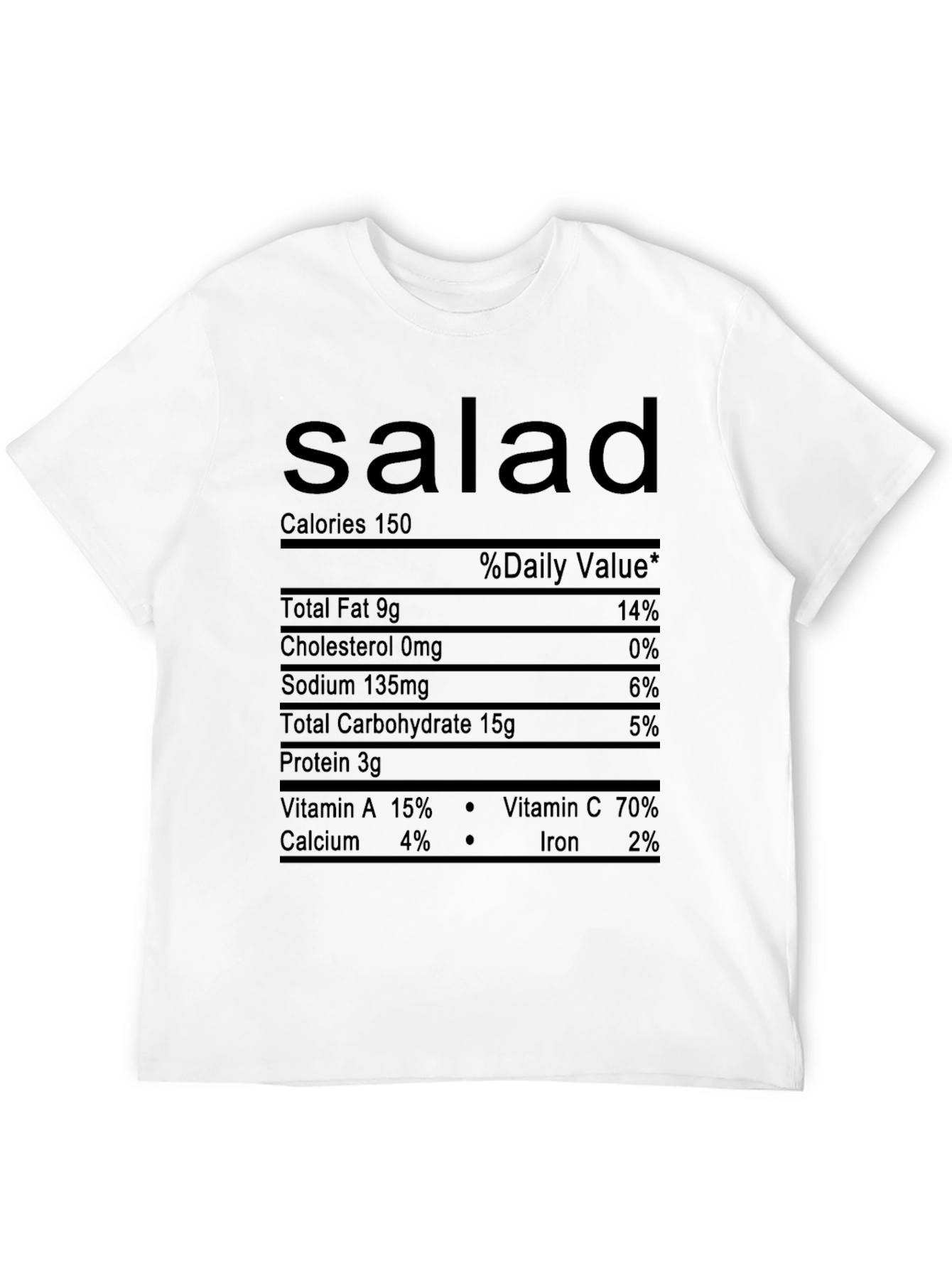 Nutritional Facts: Salad T-Shirt