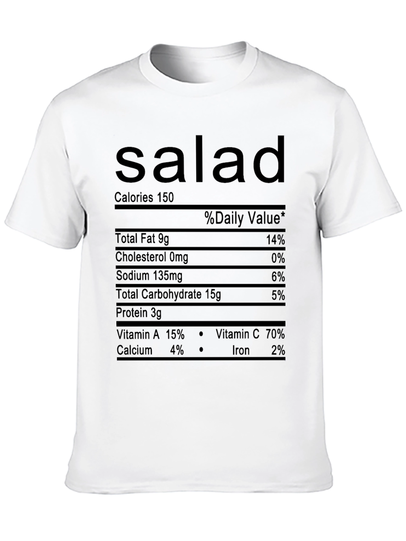 Nutritional Facts: Salad T-Shirt