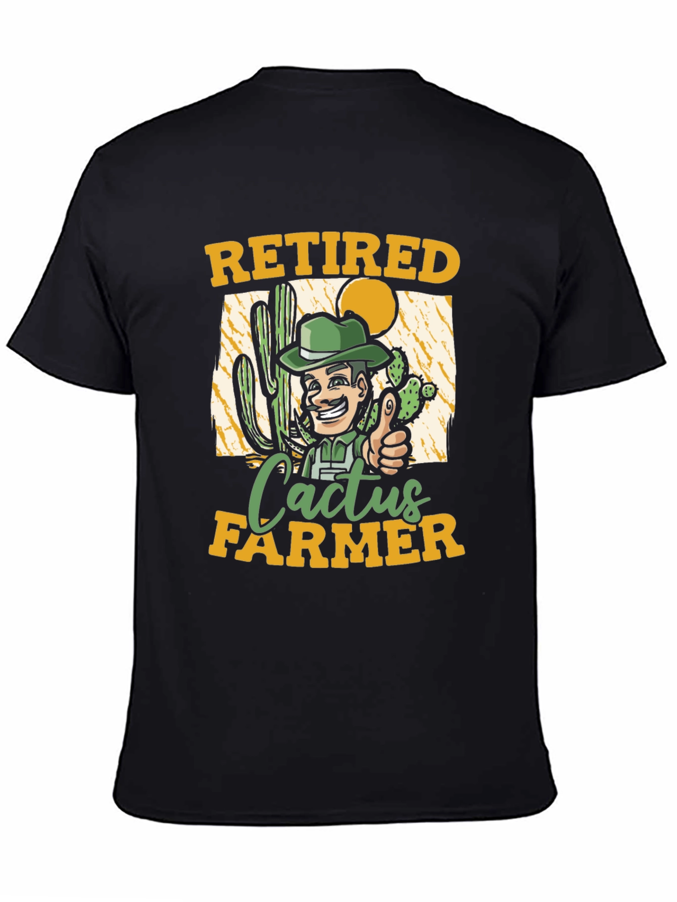 Retired Cactus Farmer Graphic T-Shirt